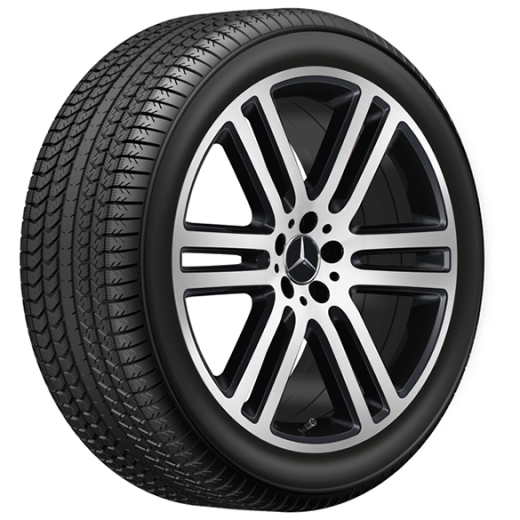 Set di cerchi GLE V167 a 6 doppie razze da 21 pollici originale Mercedes-Benz | A16740126/2800 7X36-V167