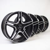 Set cerchi AMG 18 pollici Classe C W205 Berlina 5 doppie razze Originale Mercedes-AMG