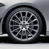 Set di cerchi AMG 19 pollici Classe B W247 a razze multiple grigio originale Mercedes-Benz