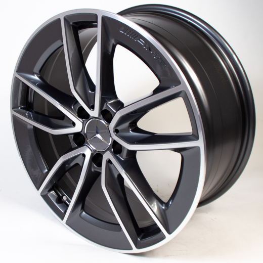 Set cerchi AMG 19 pollici 5 doppie razze Classe C W205 C 43 AMG | A2054010701/0801-7Y51