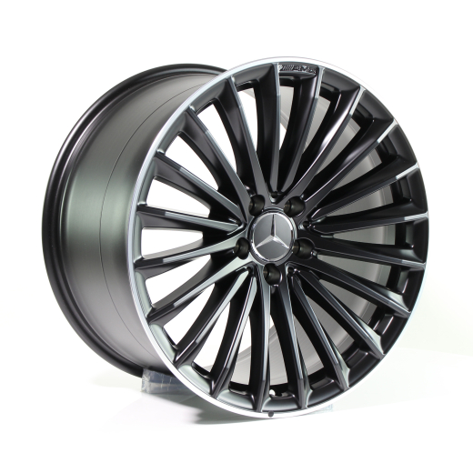 Set cerchi AMG SL R232 19 pollici nero opaco | A2324011900/2000 7X71