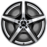 Set cerchi AMG 20 pollici EQE V295 vanadio silver 5 razze original Mercedes-Benz