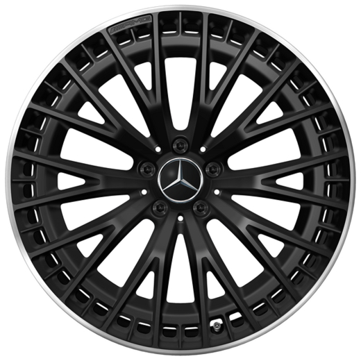 Set cerchi AMG da 21 pollici per EQE 43 / 53 nero opaco | A2954012900/3000-7X71