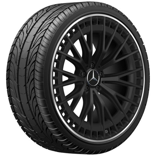 Set cerchi AMG da 21 pollici per EQE 43 / 53 nero opaco | A2954012900/3000-7X71