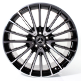 Set cerchi AMG 21 pollici Classe S W223/V223 multirazze nero tornito lucido Mercedes-Benz