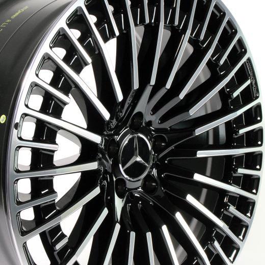 AMG 21 pollici EQC N293 cerchi nero multirazza originale | A29340110/1100-7X23