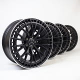 Set di cerchi AMG a multirazze da 21 pollici GLC X254 SUV nero opaco multirazze originale Mercedes‑B