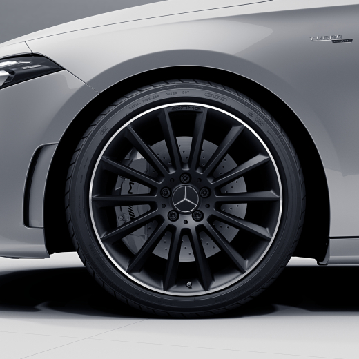 Set cerchi multispetti AMG 19 pollici nero opaco W177 Mercedes-AMG | A17740119007X71-177