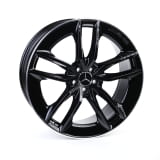Set di cerchi AMG da 22 pollici GLE 167 nero a 5 doppie razze originale Mercedes-AMG