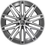 Set di cerchi AMG 22 pollici GLE SUV V167 multirazza grigio talco Original Mercedes-AMG