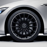 Set di cerchi da 20 pollici AMG GT X290 originali Mercedes-AMG multirazze nero opaco
