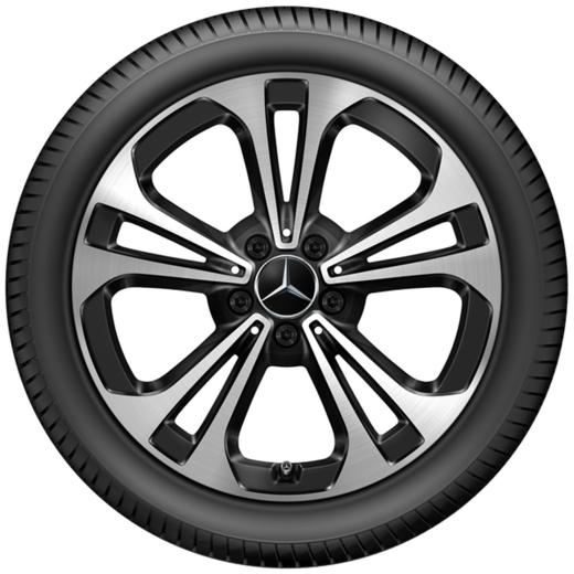 Cerchi originali Mercedes-Benz da 18 pollici C-Klasse W206/S206 nero | A2064016200/6300-7X23