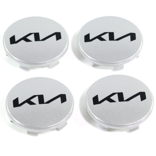 Coprimozzo set argento 50mm nuovo logo originale Kia | 66400ADE91SIBR-Set