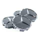 Set coprimozzo grigio tremolite 66,8 mm Original Mercedes-Benz