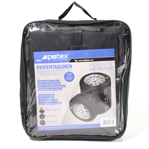 Borse per pneumatici, coperture pneumatici PETEX 4 pezzi 18 bis 20 pollici | 44130204
