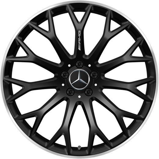 Set di cerchi AMG SL R232 da 21 pollici nero opaco | A2324012700/2800 7X71