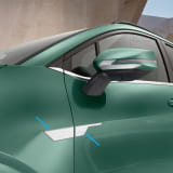 Set modanature parafango porta anteriore effetto alluminio spazzolato Kia Sportage NQ5 Original Kia
