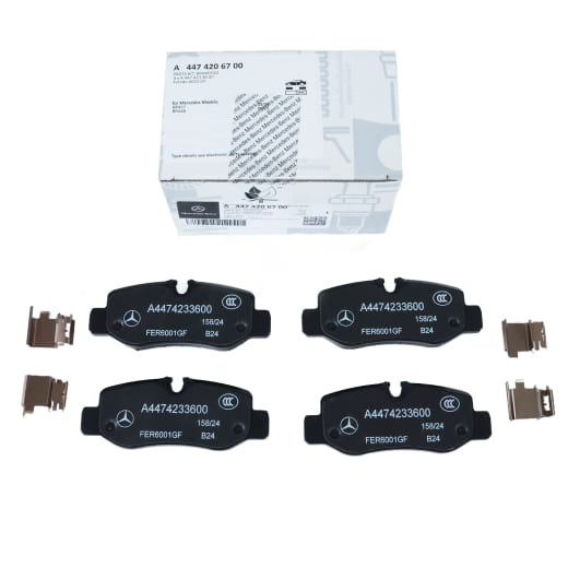 Set pastiglie freno posteriori A4474206700 ricambio originale Mercedes-Benz | A4474206700-Set