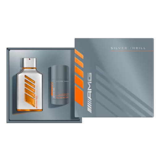 Set regalo AMG Silver Thrill Herren Eau de Parfum Deo Stick Original Mercedes-AMG | B66959843