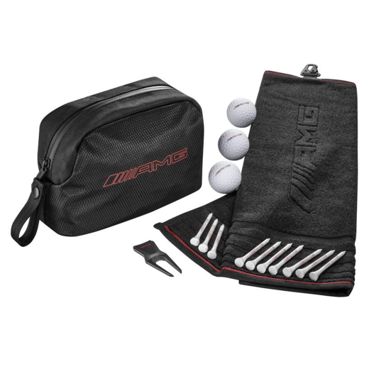 Set de regalo de golf logotipo AMG negro rojo Original | B66450460