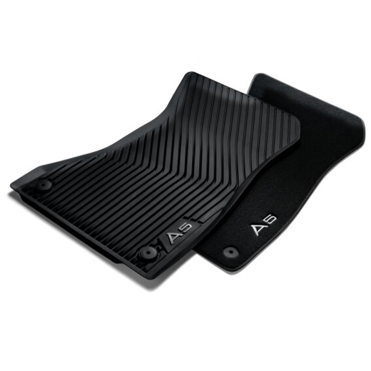 Set tappetini auto in gomma 2 pezzi anteriori A5 Sportback Original Audi | 8W7061501A 041