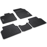 Set tappetini auto in gomma VW ID.3 nero, 5 pezzi, originale Volkswagen
