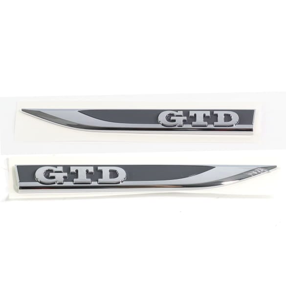 original Volkswagen GTD logo set  VW Golf 7 VII