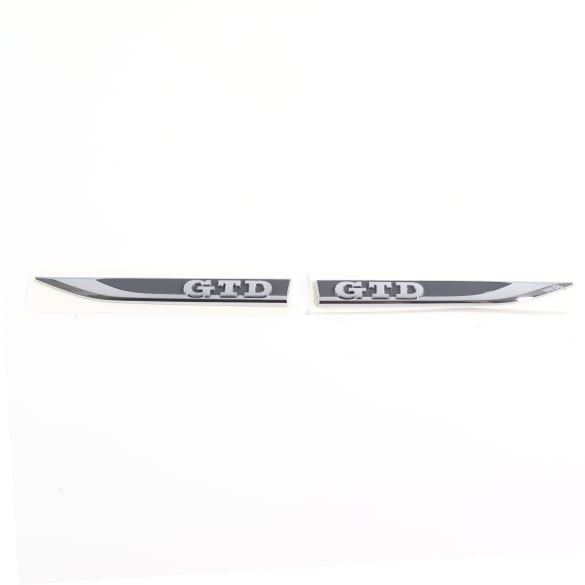 original Volkswagen GTD logo set | VW Golf 7 VII | Golf7-GTD-SchriftzugLI-RE original Volkswagen GTD logo set | VW Golf 7 VII | Golf7-GTD-SchriftzugLI-RE