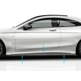side skirts afwerklijsten inzet S-Klasse 217 Carbon Origineel Mercedes-Benz