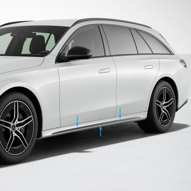 S214 Side skirt insert E-Class S214 Genuine Mercedes-Benz | S214-Seitenschweller
