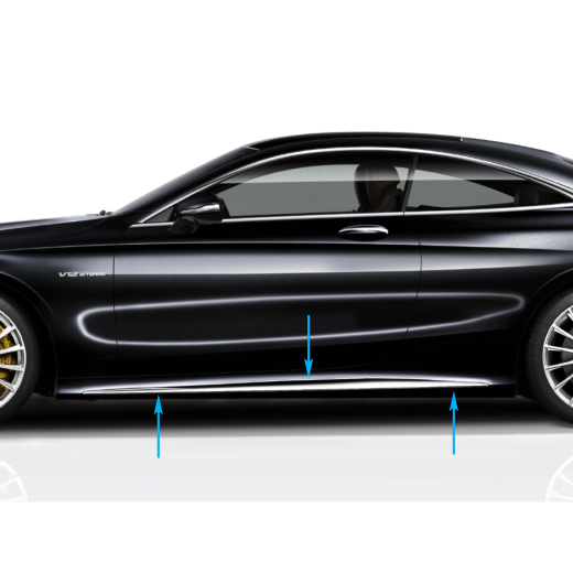 AMG Side skirts inzet S-Klasse 217 chroom | Seitenschweller-Chrom-217-K