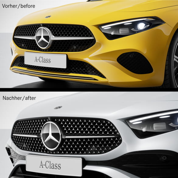 Sierlijst grille auto zwart Night pakket A-Klasse W177 V177  | A1778889500