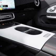 Sierlijst middenconsole CLA C174 natuurfiber wit mat silent  | A1746806200-C174