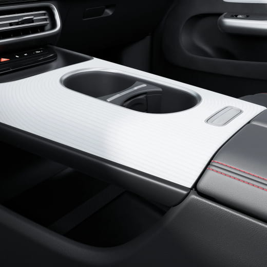 Sierlijst middenconsole CLA C178 natuurfiber wit mat silent lines | A1746806200-C178