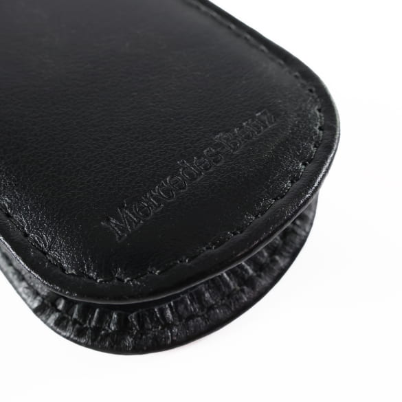 Sleuteletui 8e generatie rundsleder zwart origineel Mercedes | B66960576