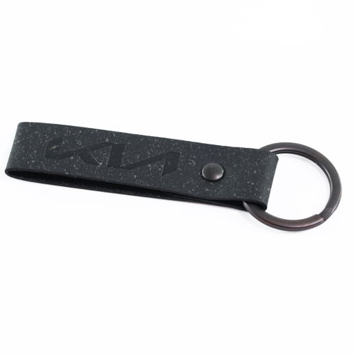Sleutelhanger KIA Schriftzug Zwart Leer Originele KIA | 66951ADE2601