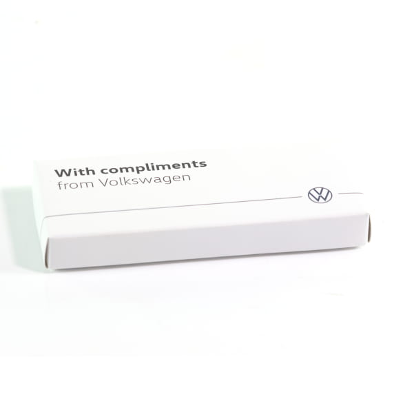 Sleutelhanger New VW-logo gegraveerd zilver Origineel Volks  | 000087010BMYPN