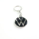 Sleutelhanger New VW Logo Zwart Chroom Origineel Volkswagen