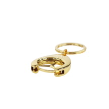 Sleutelhanger winkelwagenchip Mercedes-ster goud | B66956083