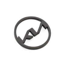 Sleutelhanger winkelwagenmunt KIA-logo zwart origineel KIA | KIA10420