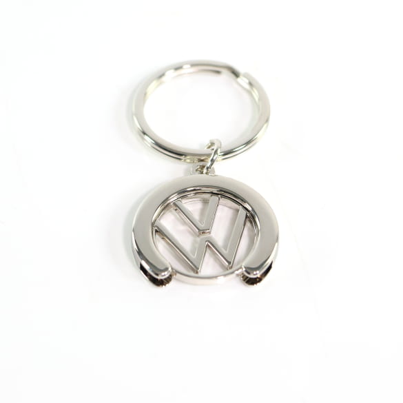 Sleutelhanger winkelwagenmunt VW-logo Zilver Originele Volkswagen