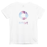 smart kinder T-shirt wit
