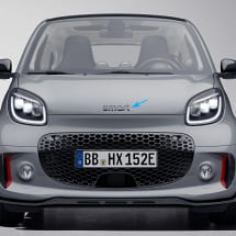 smart logo zwart motorkap smart 453 origineel | QAP8892803033