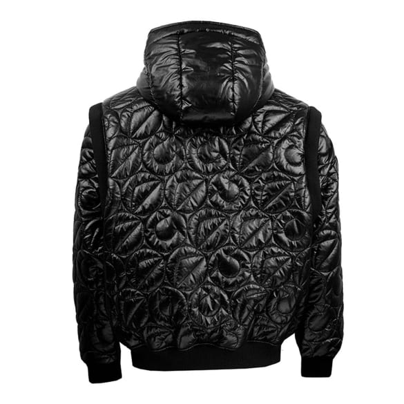 Mens quilted jacket black Genuine smart x BRABUS | 10022159
