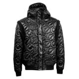 smart x BRABUS mens quilted jacket black 