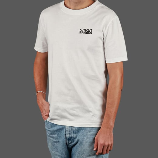 Unisex T-shirt wit Origineel smart x BRABUS | 10021974/-78