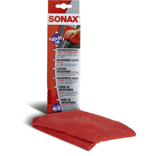 SONAX chiffon microfibre extérieur professionnel d'entretien peinture 40x40cm | 04162000