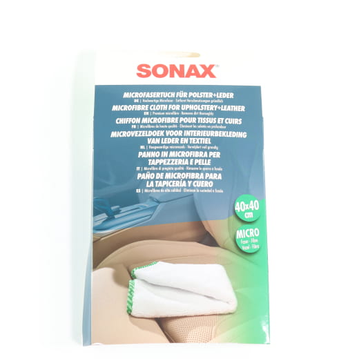 Chiffon microfibre SONAX pour tissus et cuir 40x40cm | 04168000