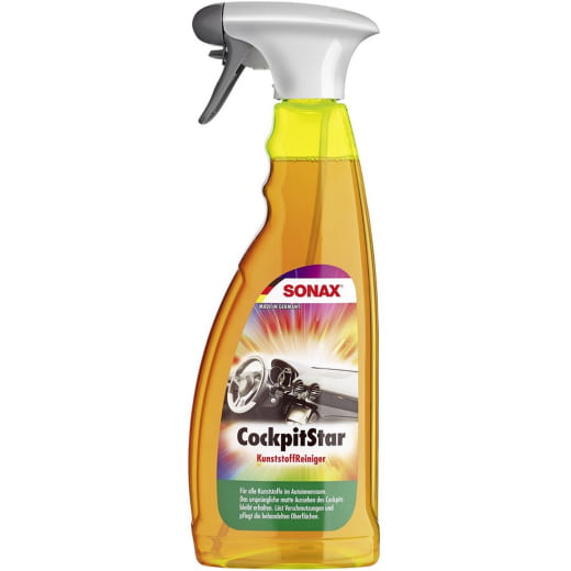 SONAX CockpitStar pulitore per plastica abitacolo bottiglia spray PET 750 ml | 02494000