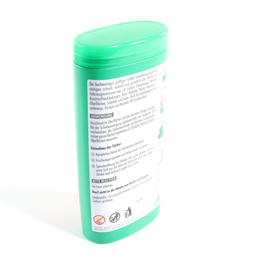 SONAX lingettes de nettoyage intérieur boîte lingettes humides 25 pièces 04122000 | 04122000